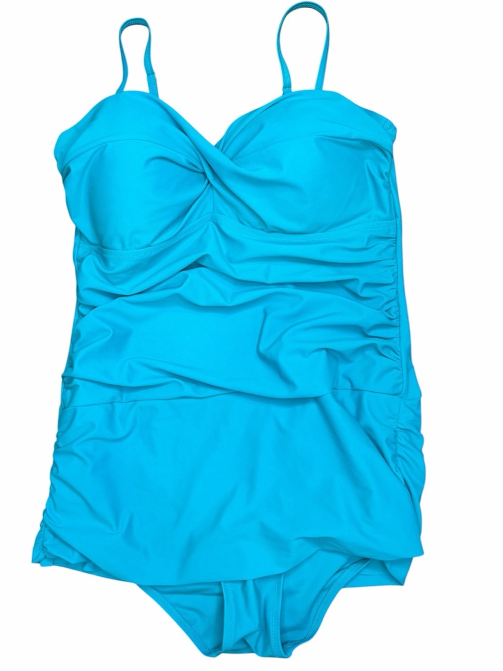 Shore Shapes Swimwear Blue One Piece Swimsuit - Comfort & Coverage - Size 14